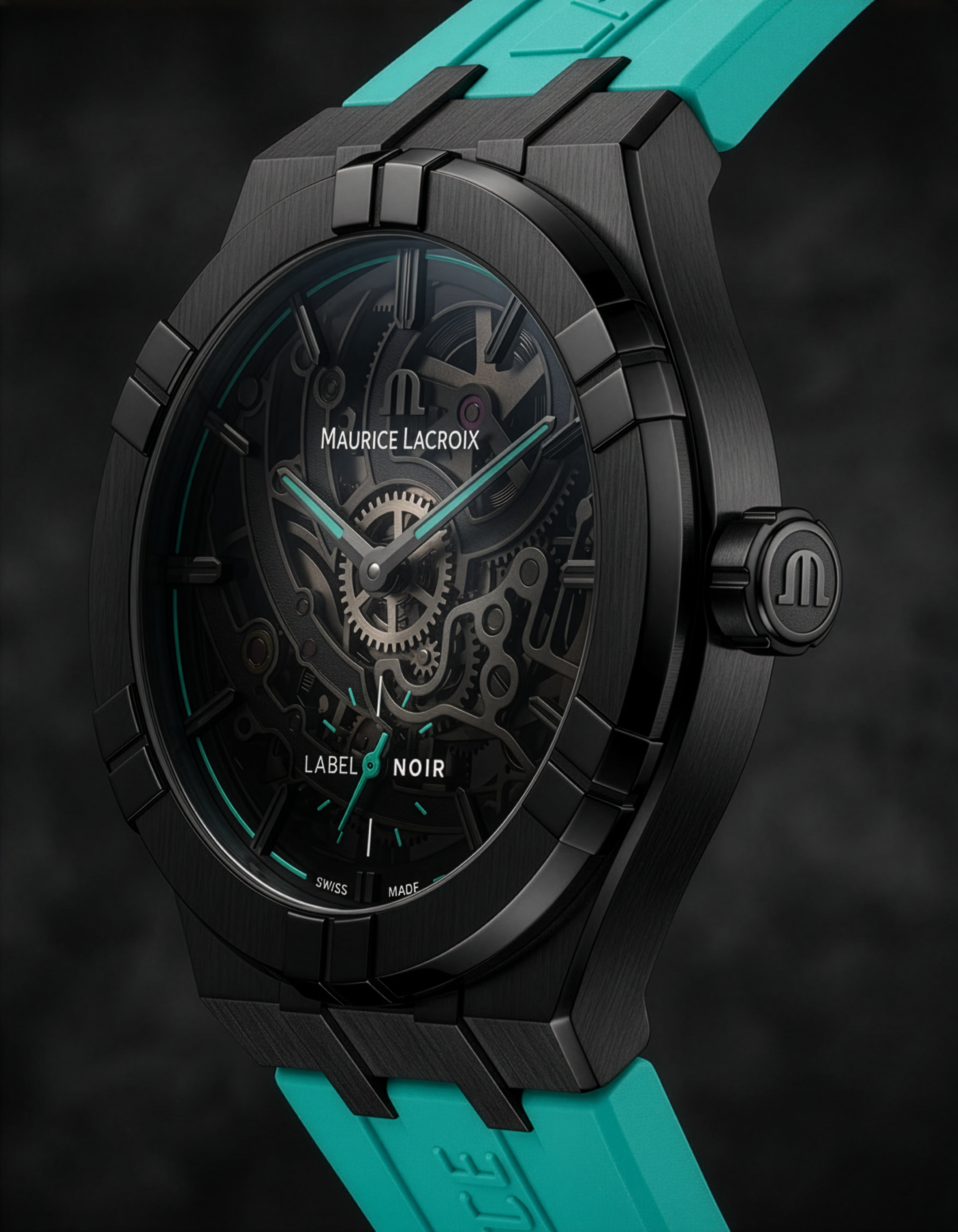 AIKON AUTOMATIC SKELETON LABEL NOIR EDICIÓN LIMITADA