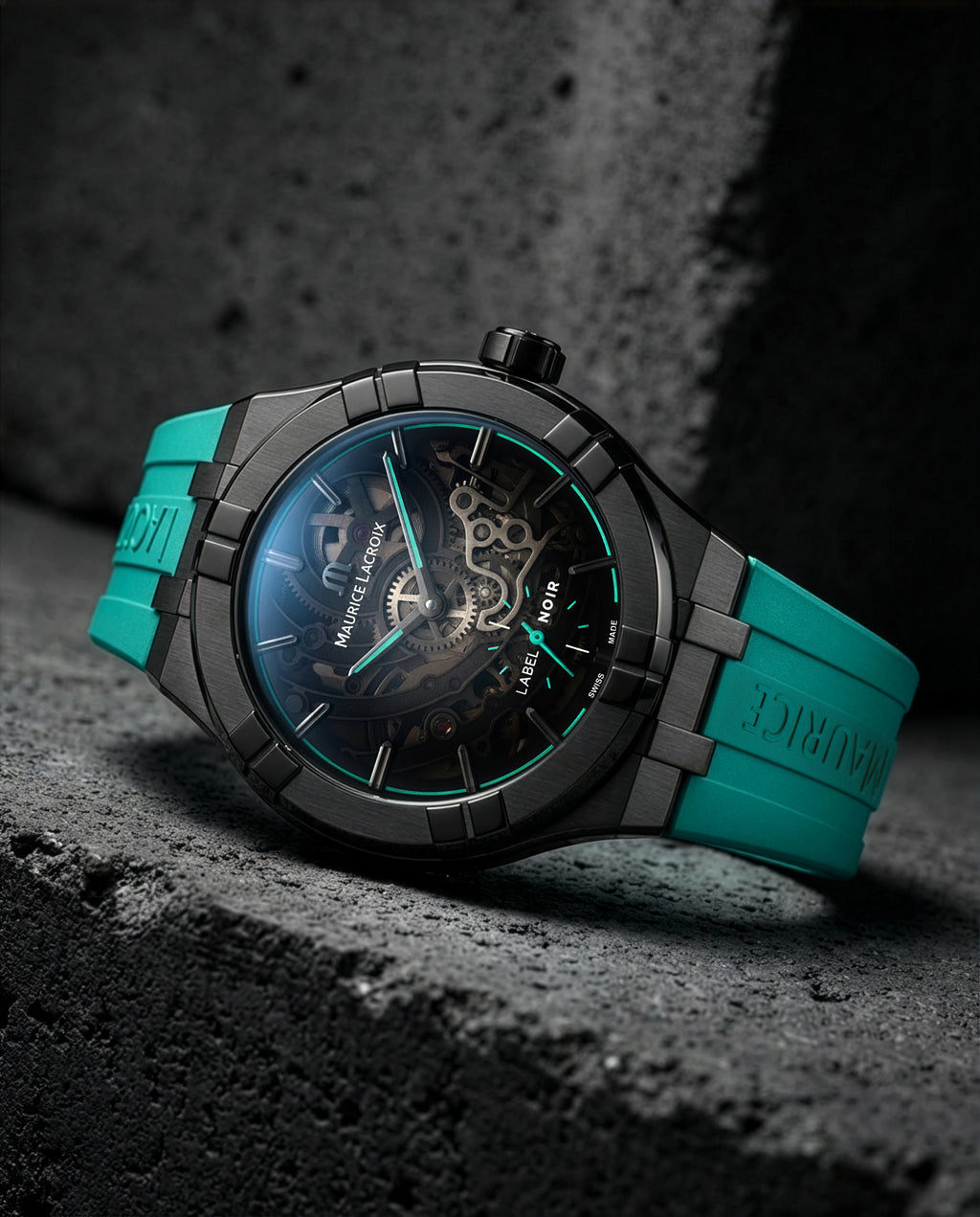 AIKON AUTOMATIC SKELETON LABEL NOIR EDICIÓN LIMITADA