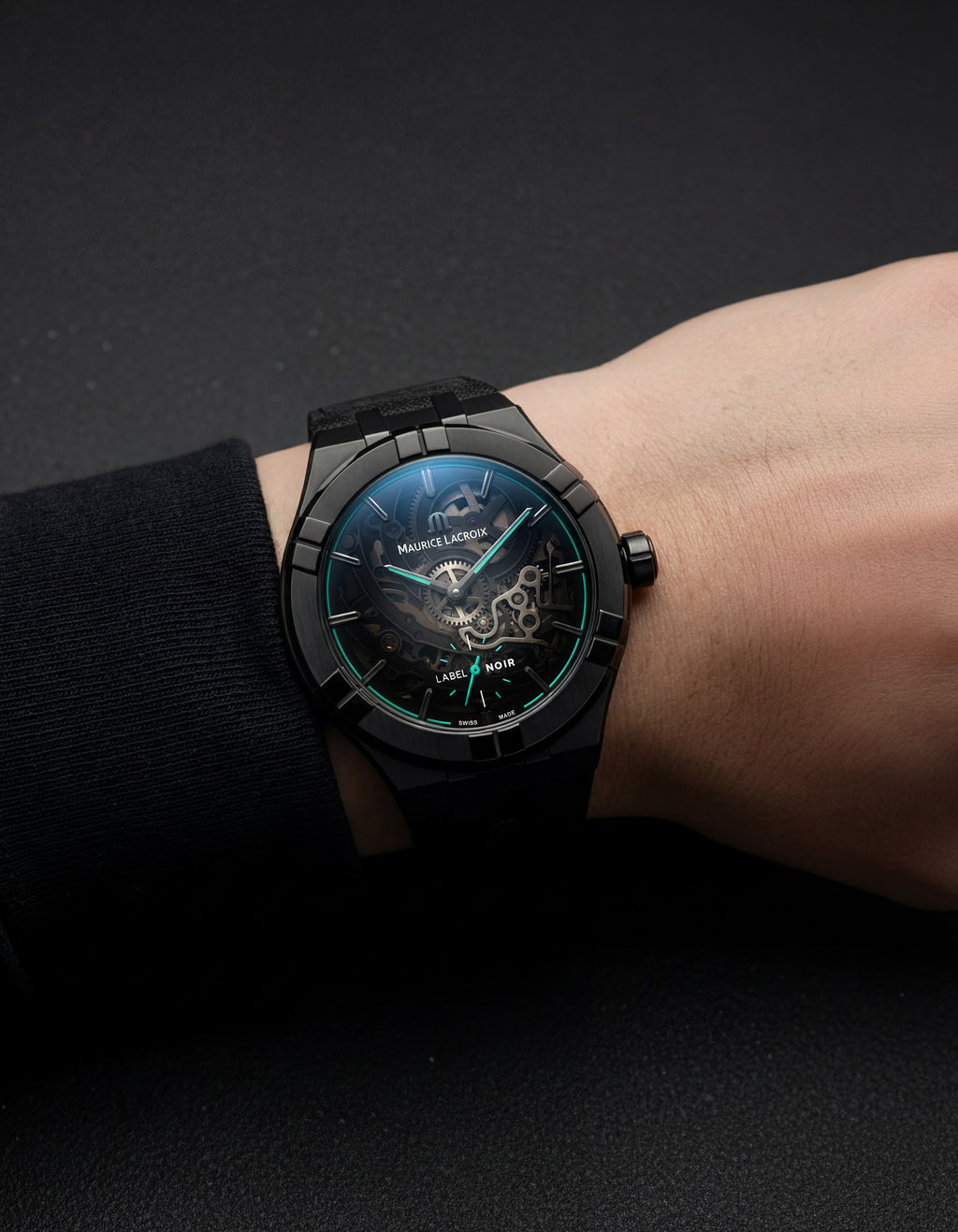 AIKON AUTOMATIC SKELETON LABEL NOIR EDICIÓN LIMITADA