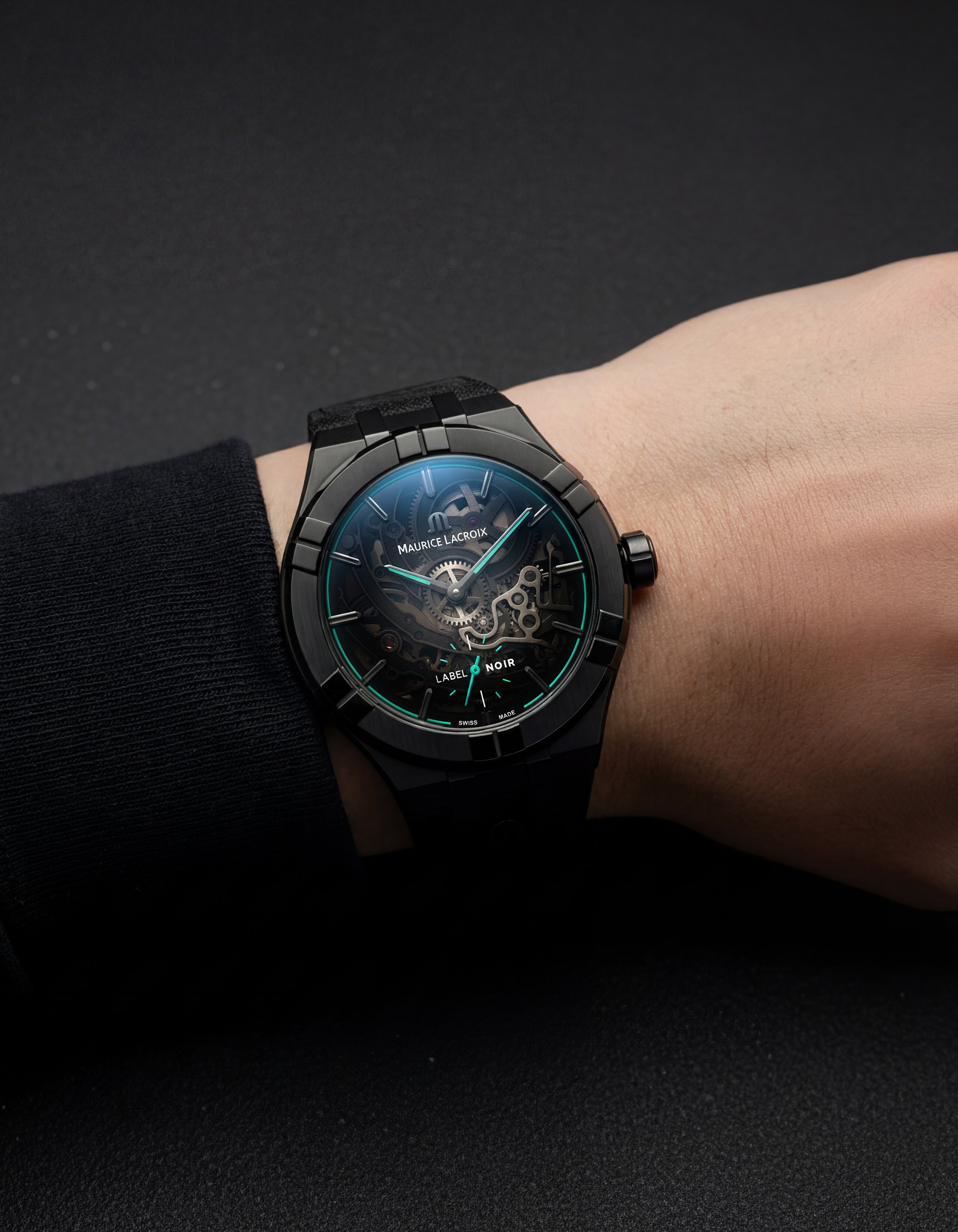 AIKON AUTOMATIC SKELETON LABEL NOIR EDICIÓN LIMITADA
