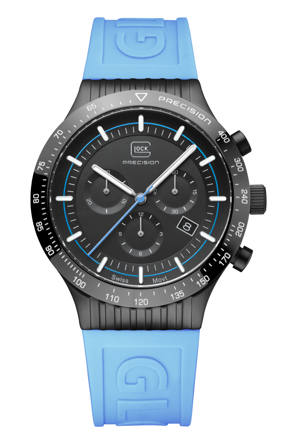 GLOCK PRECISION BLUE CHRONOGRAPH GW-34-2-24