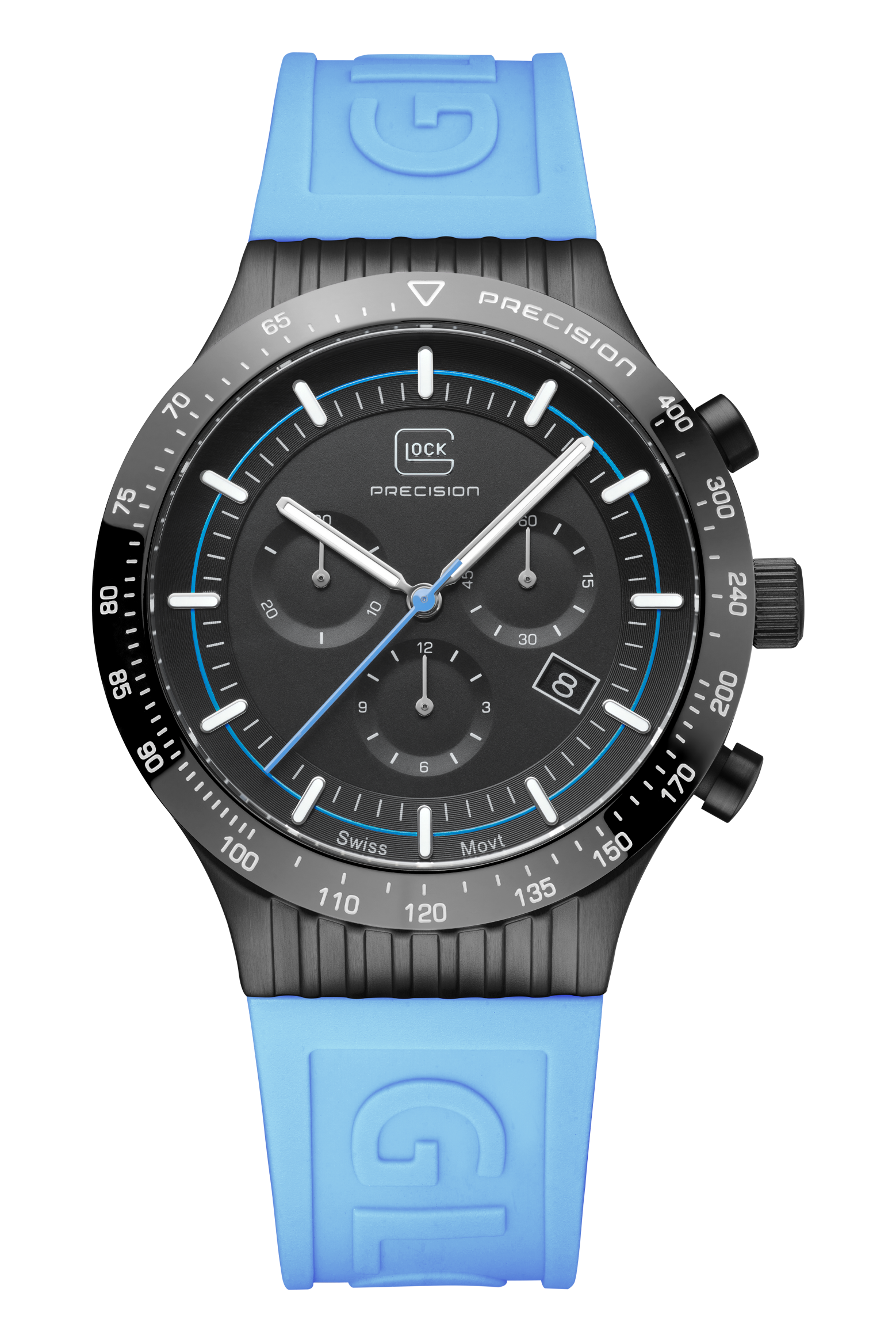 GLOCK PRECISION BLUE CHRONOGRAPH GW-34-2-24