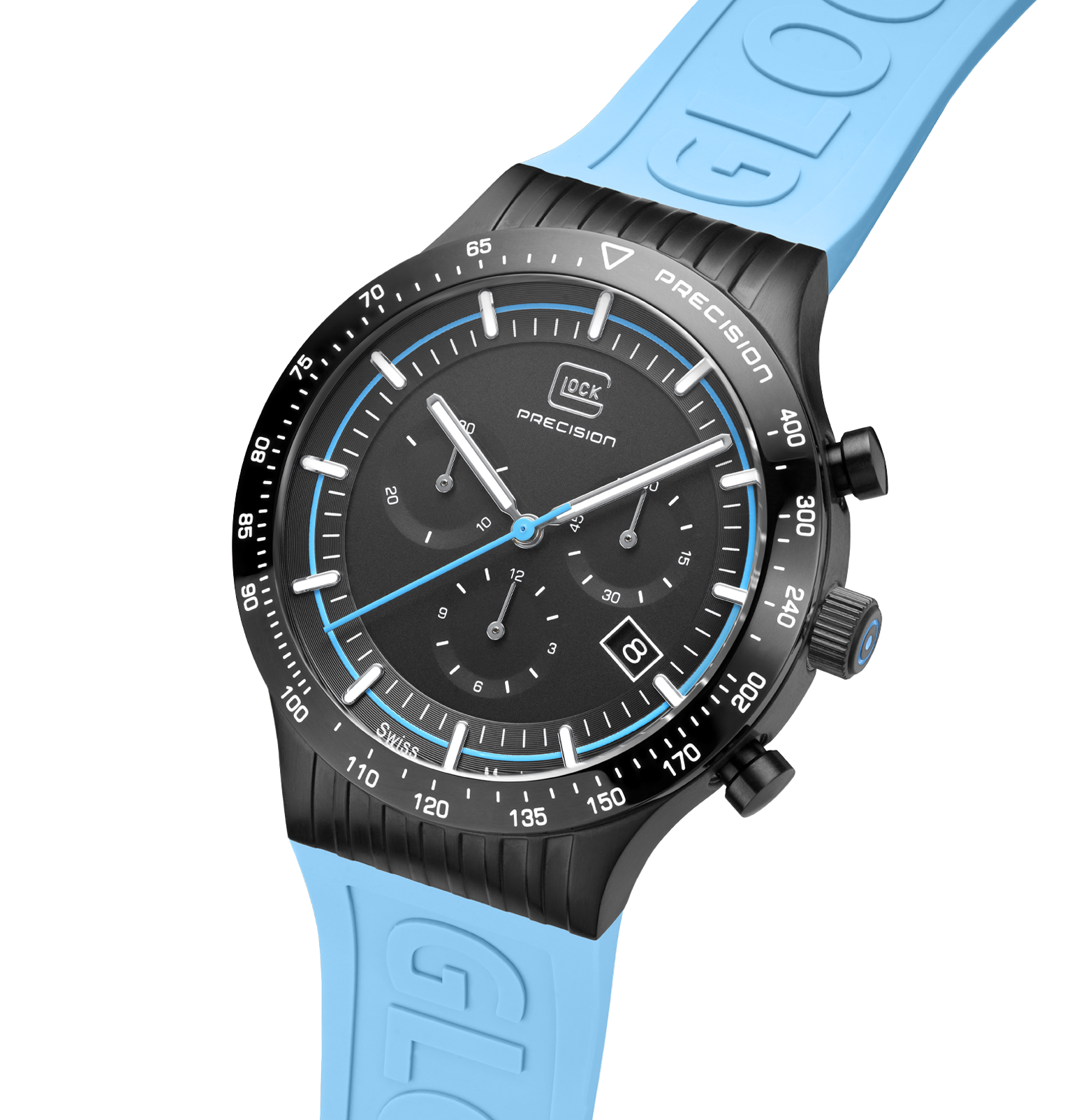 GLOCK PRECISION BLUE CHRONOGRAPH GW-34-2-24