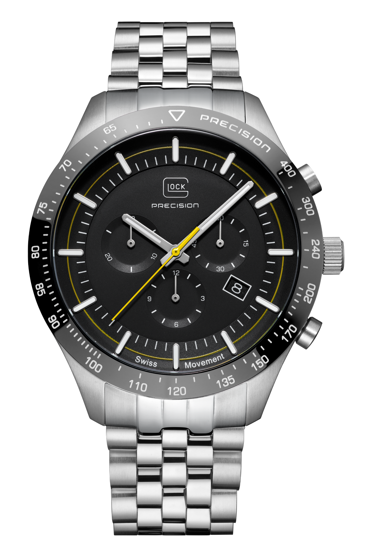 GLOCK STEEL EXECUTIVE CHRONOGRAPH GW-35-1-22