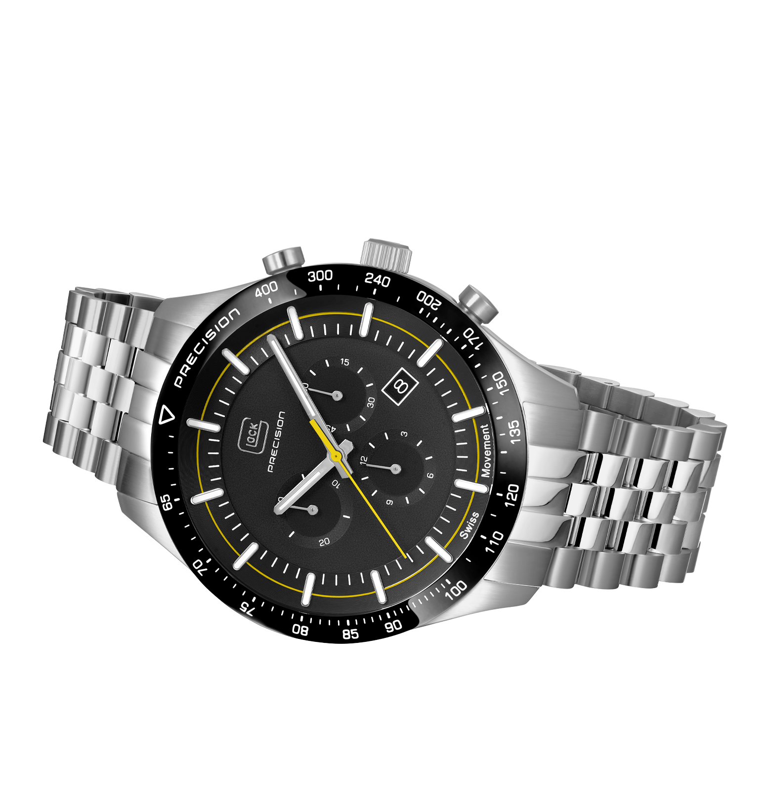 GLOCK STEEL EXECUTIVE CHRONOGRAPH GW-35-1-22