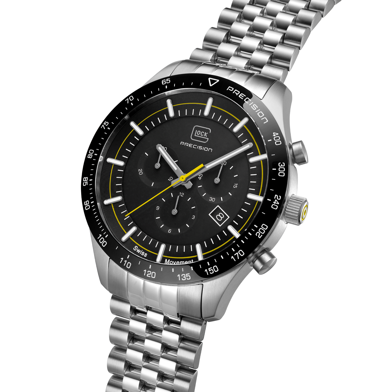 GLOCK STEEL EXECUTIVE CHRONOGRAPH GW-35-1-22