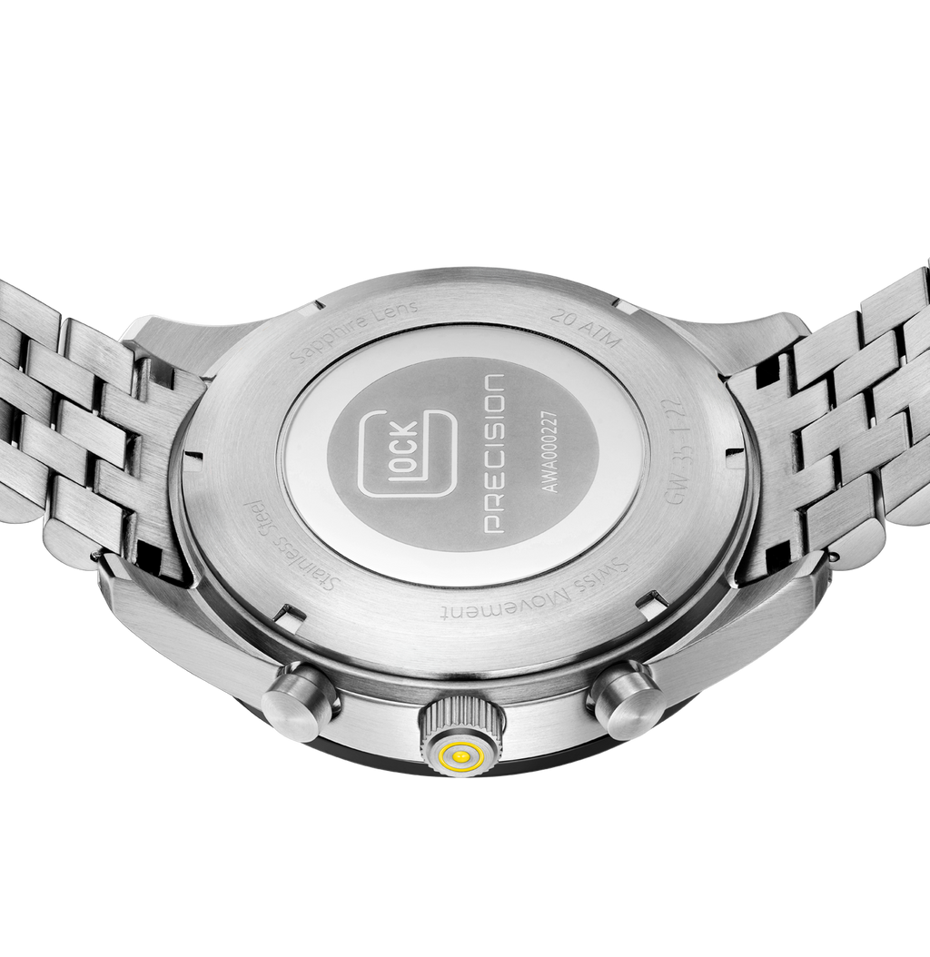 GLOCK STEEL EXECUTIVE CHRONOGRAPH GW-35-1-22