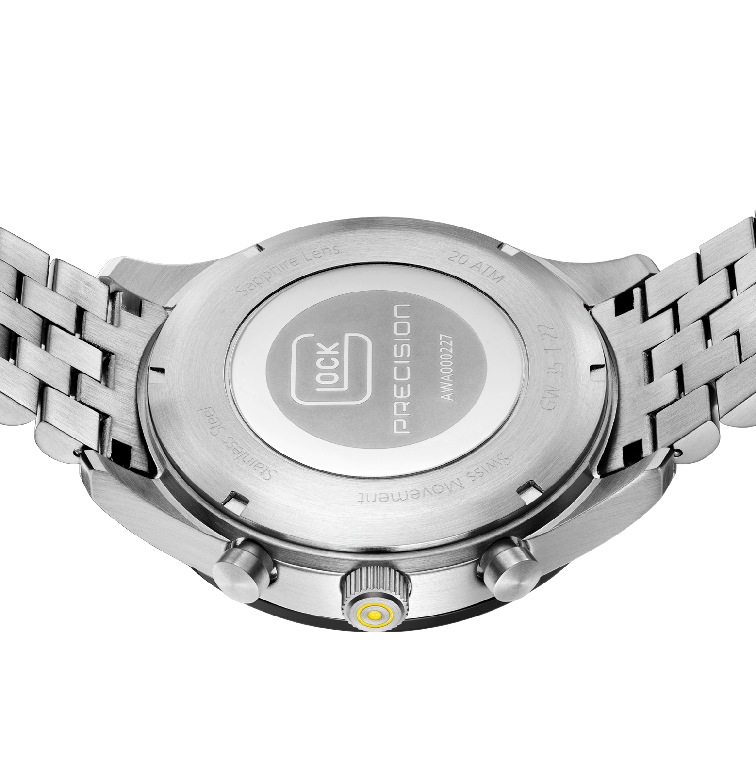 GLOCK STEEL EXECUTIVE CHRONOGRAPH GW-35-1-22