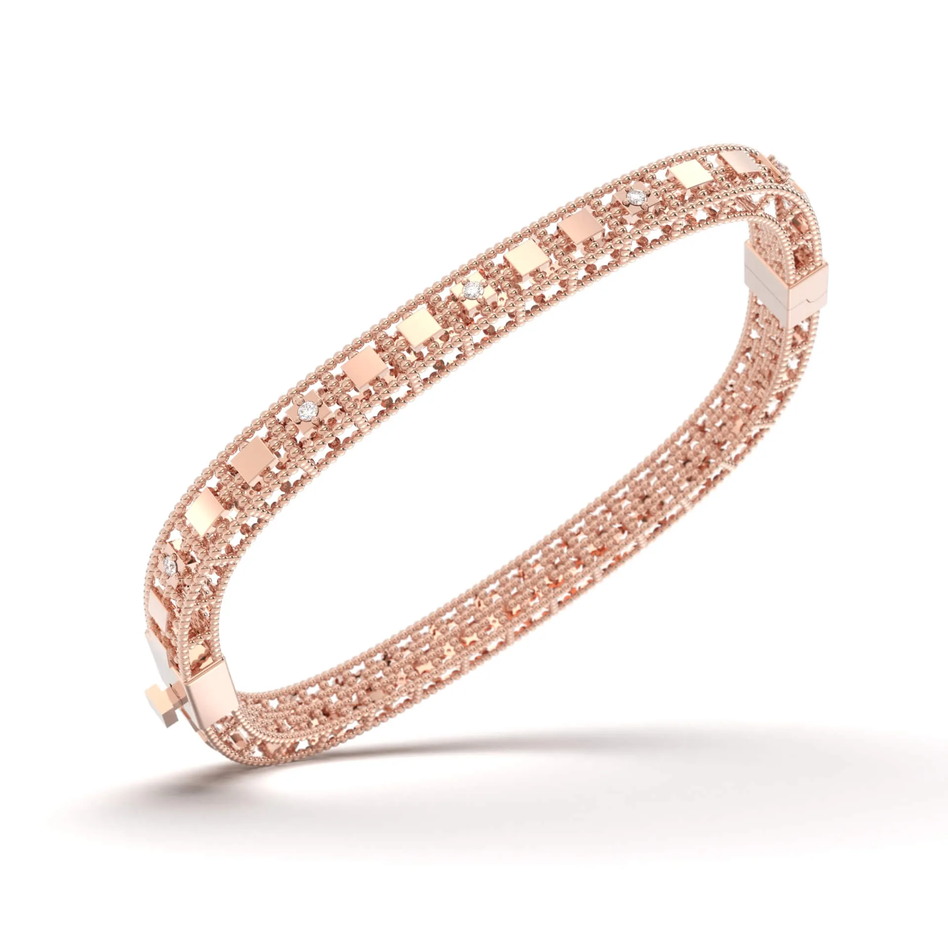 VERONA BANGLE WITH DIAMONDS - Joyas Cabochon