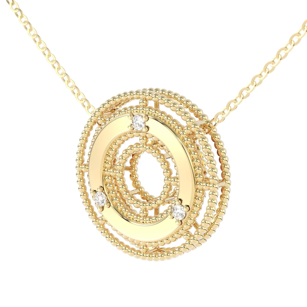 VELLUTO NECKLACE WITH DIAMOND - Joyas Cabochon