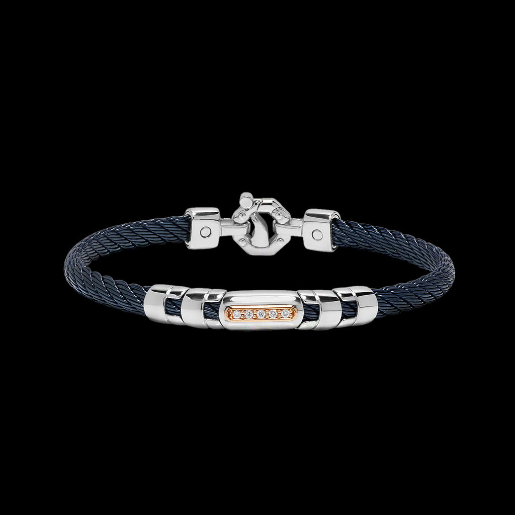 Barakà BR33200 | 316L Marine Steel & Diamonds